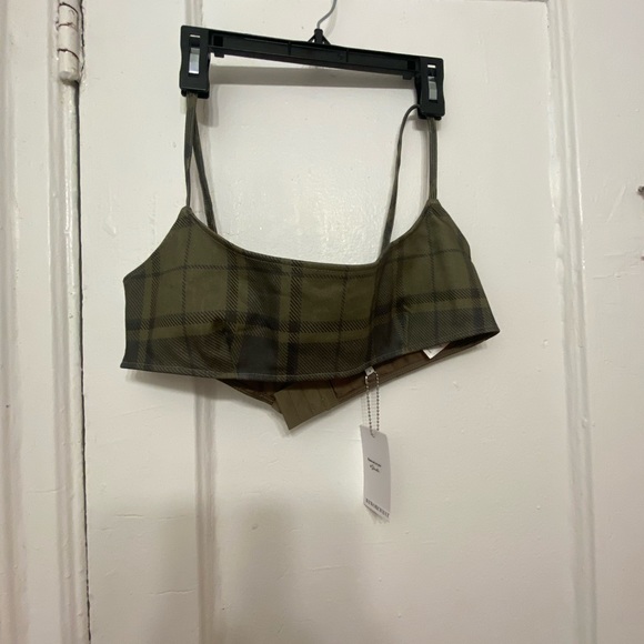 WeWoreWhat Plaid Crop Top - Picture 4 of 4